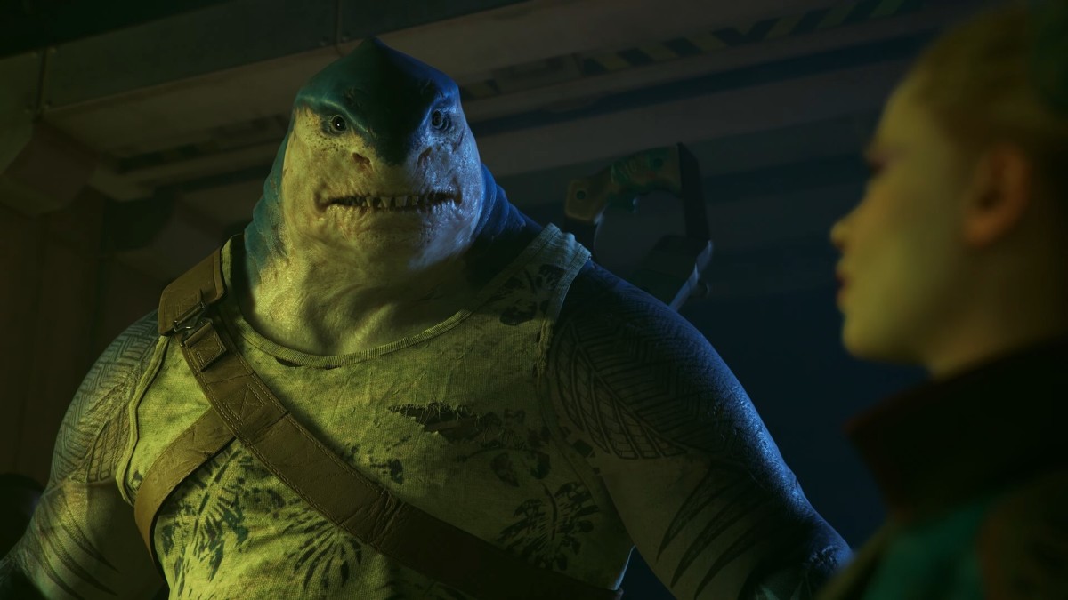 A shark-man.
